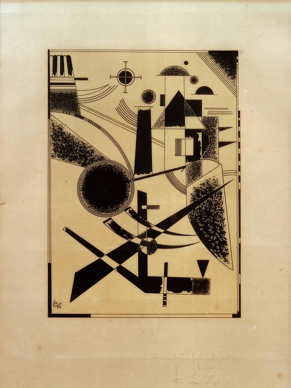 Litografi nr. III av Wassily Kandinsky