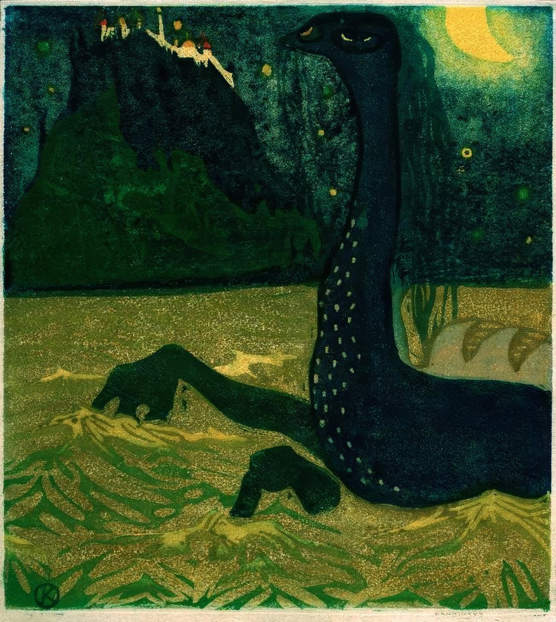 munn natt av Wassily Kandinsky