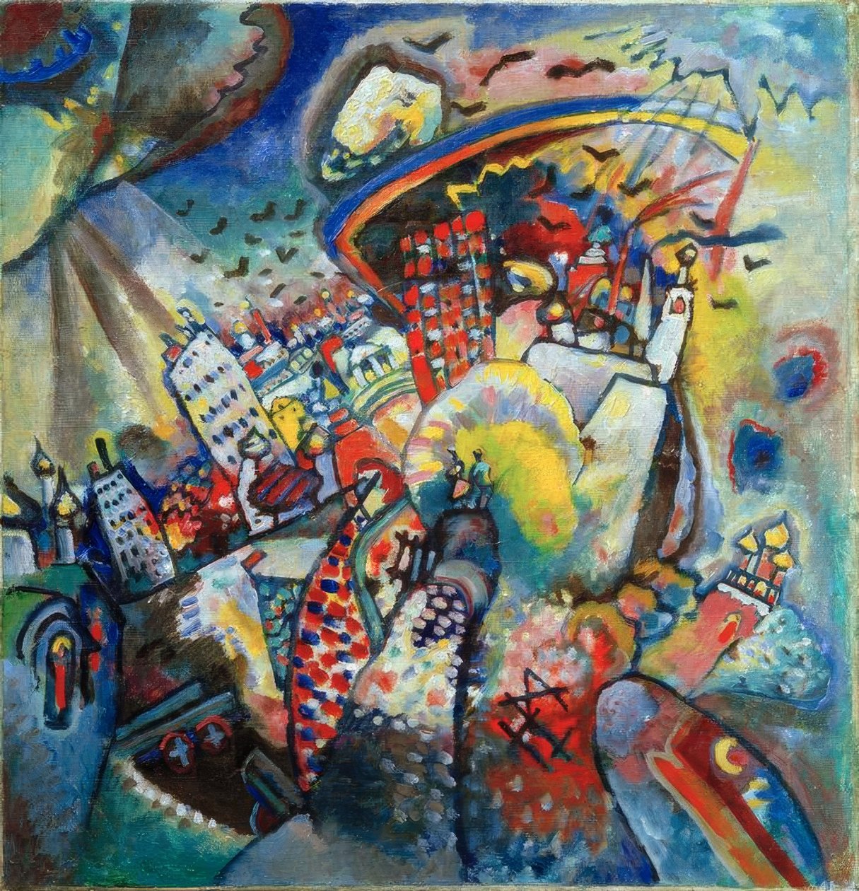 Moskva I. av Wassily Kandinsky