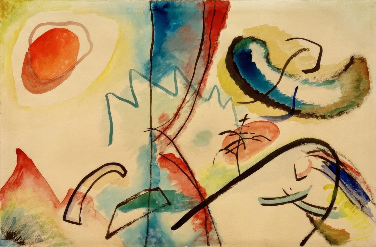 Uten tittel (improvisasjon) av Wassily Kandinsky