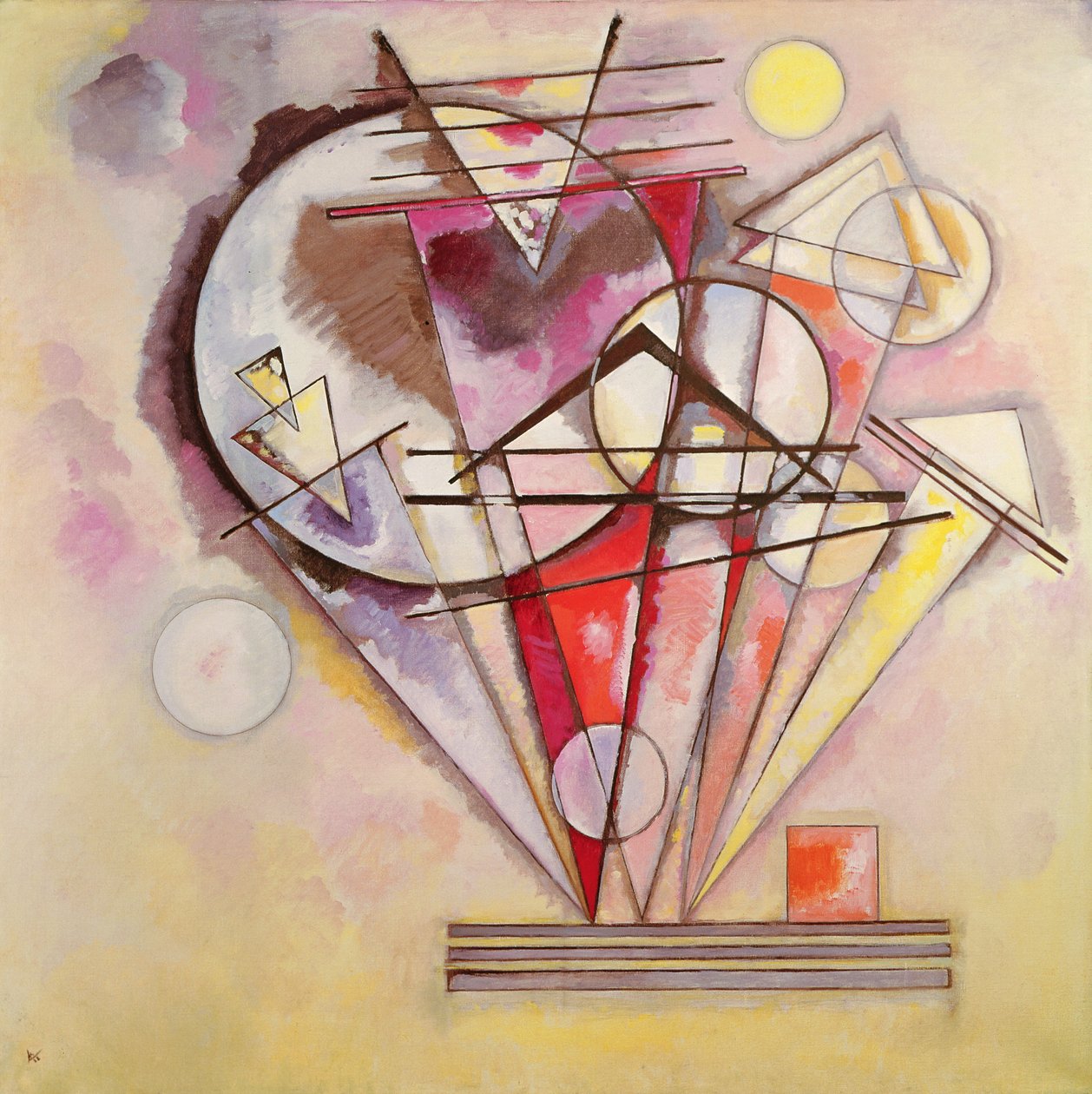 On the Points, 1928 av Wassily Kandinsky