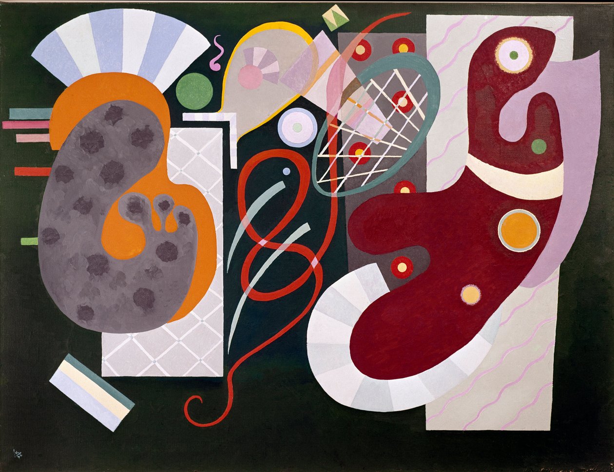 Red Knot Painting av Vassily Kandinsky av Wassily Kandinsky