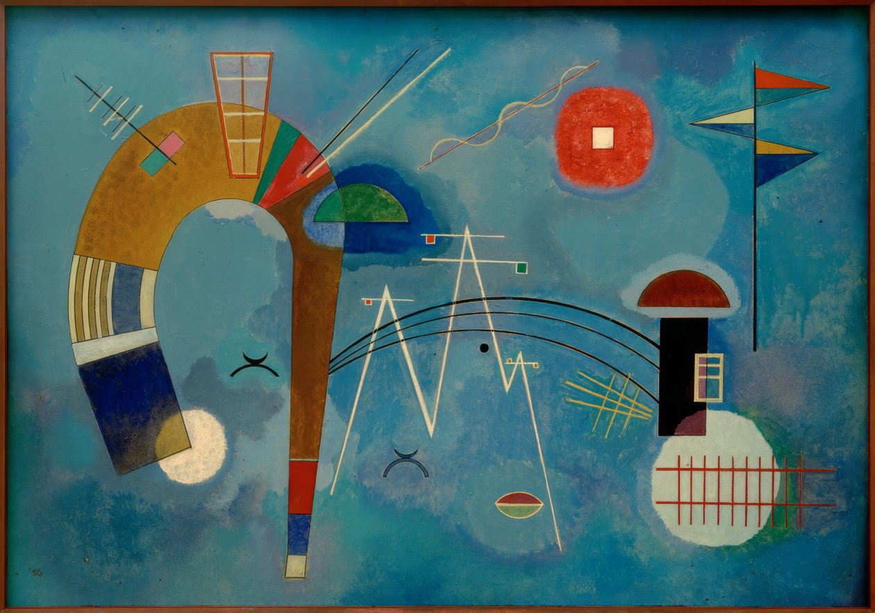 Rund og spiss av Wassily Kandinsky