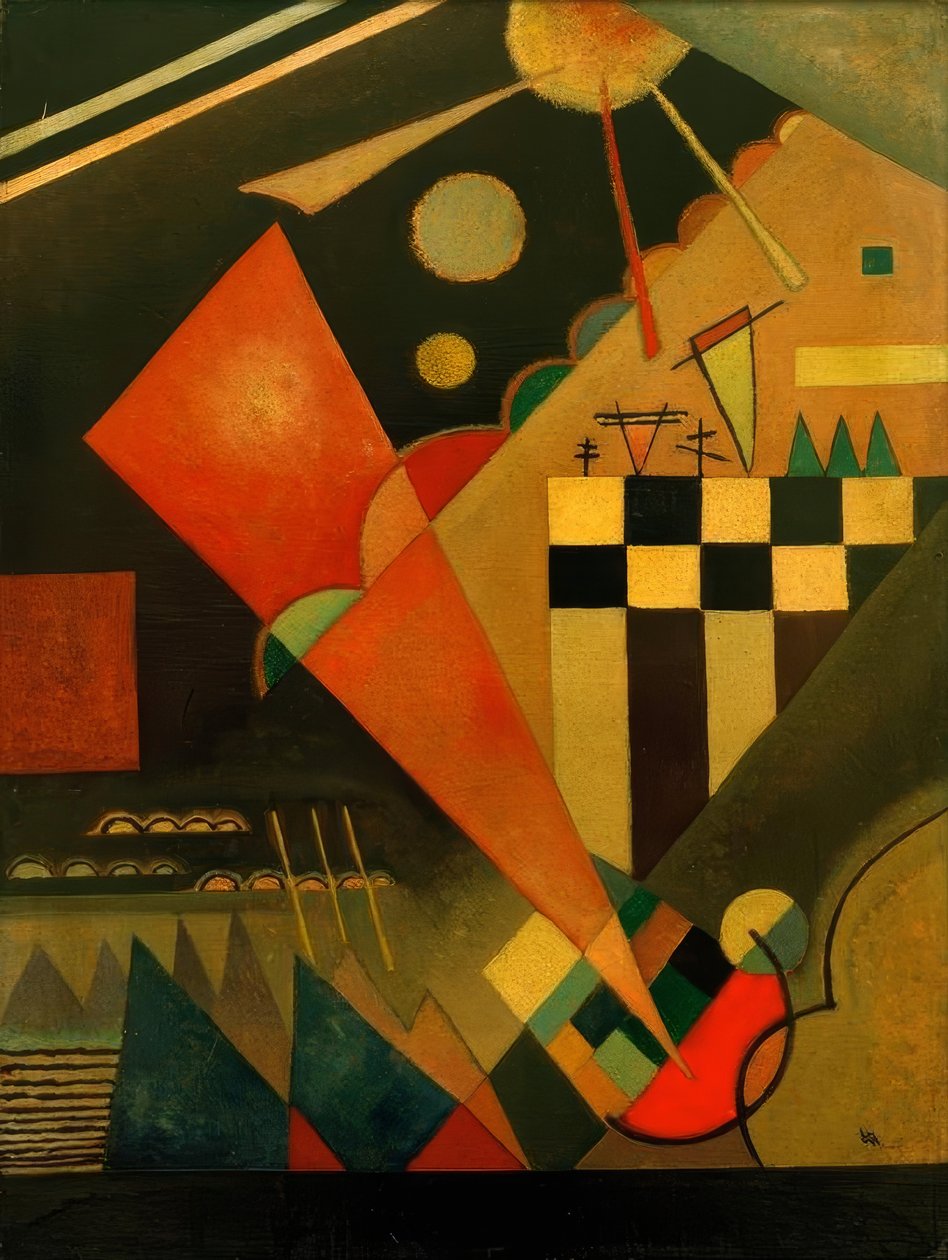 Skarpt rosa av Wassily Kandinsky