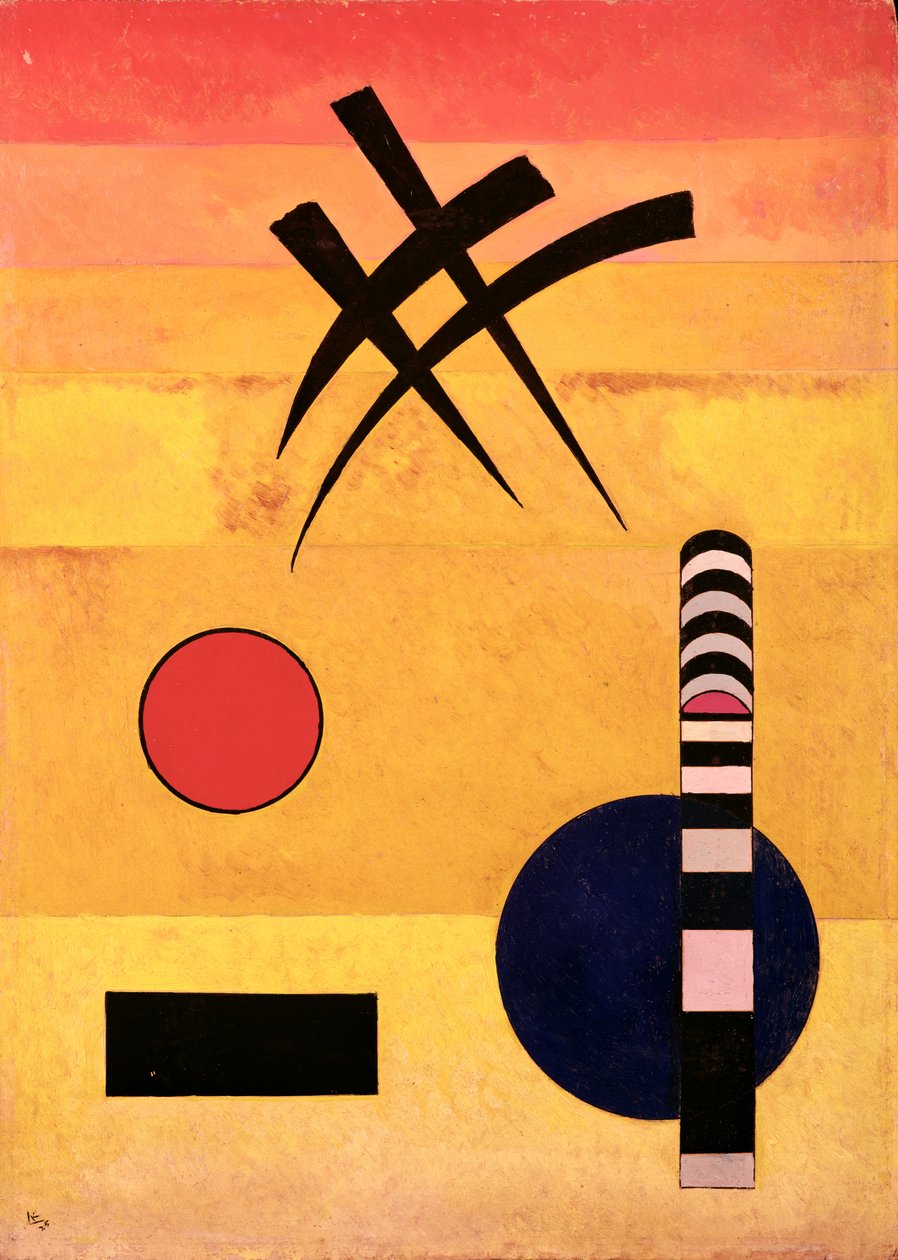 Sign, 1926 (olje) av Wassily Kandinsky