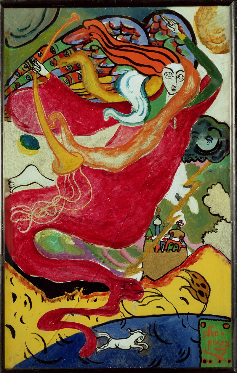 St. Gabriel, 1911 av Wassily Kandinsky