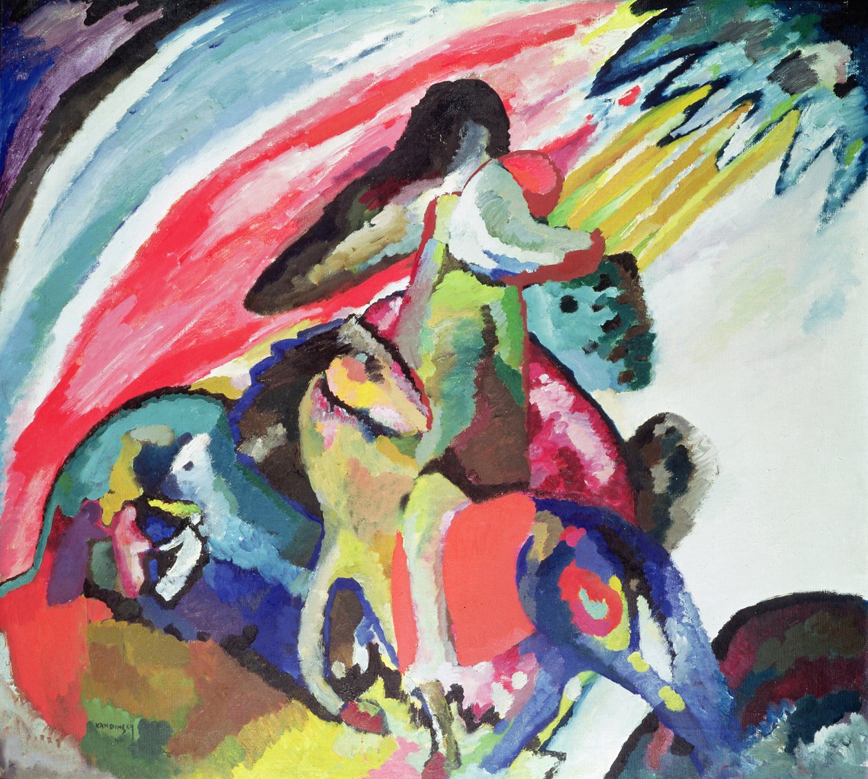 Rytteren av Wassily Kandinsky
