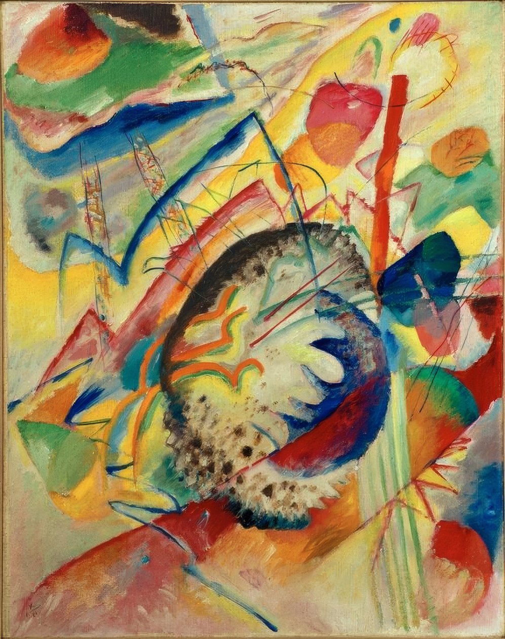 Unavngitt improvisasjon II av Wassily Kandinsky