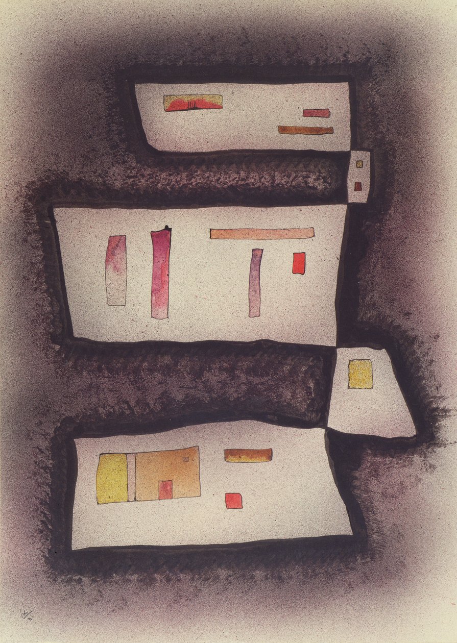 Behavior, 1931 (wc) av Wassily Kandinsky