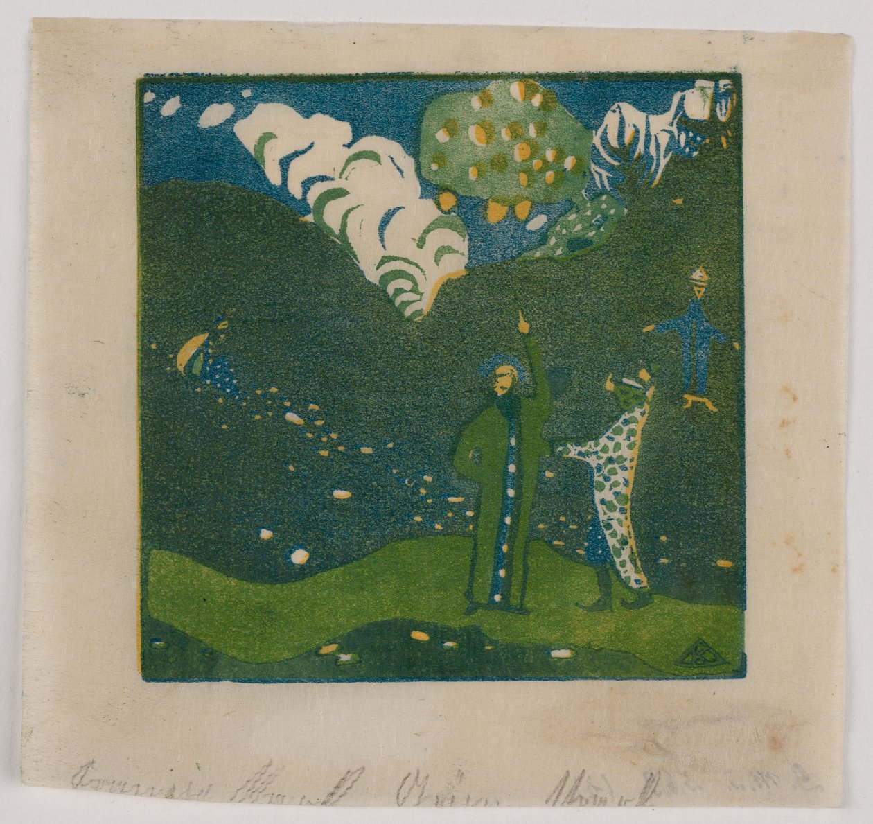 4 eksemplarer til Klänge s. 71 av Wassily Kandinsky