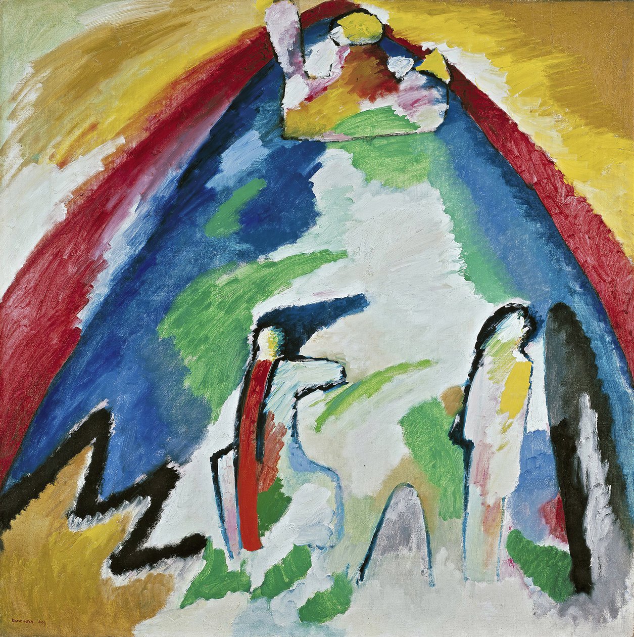 Et fjell, 1909. av Wassily Kandinsky