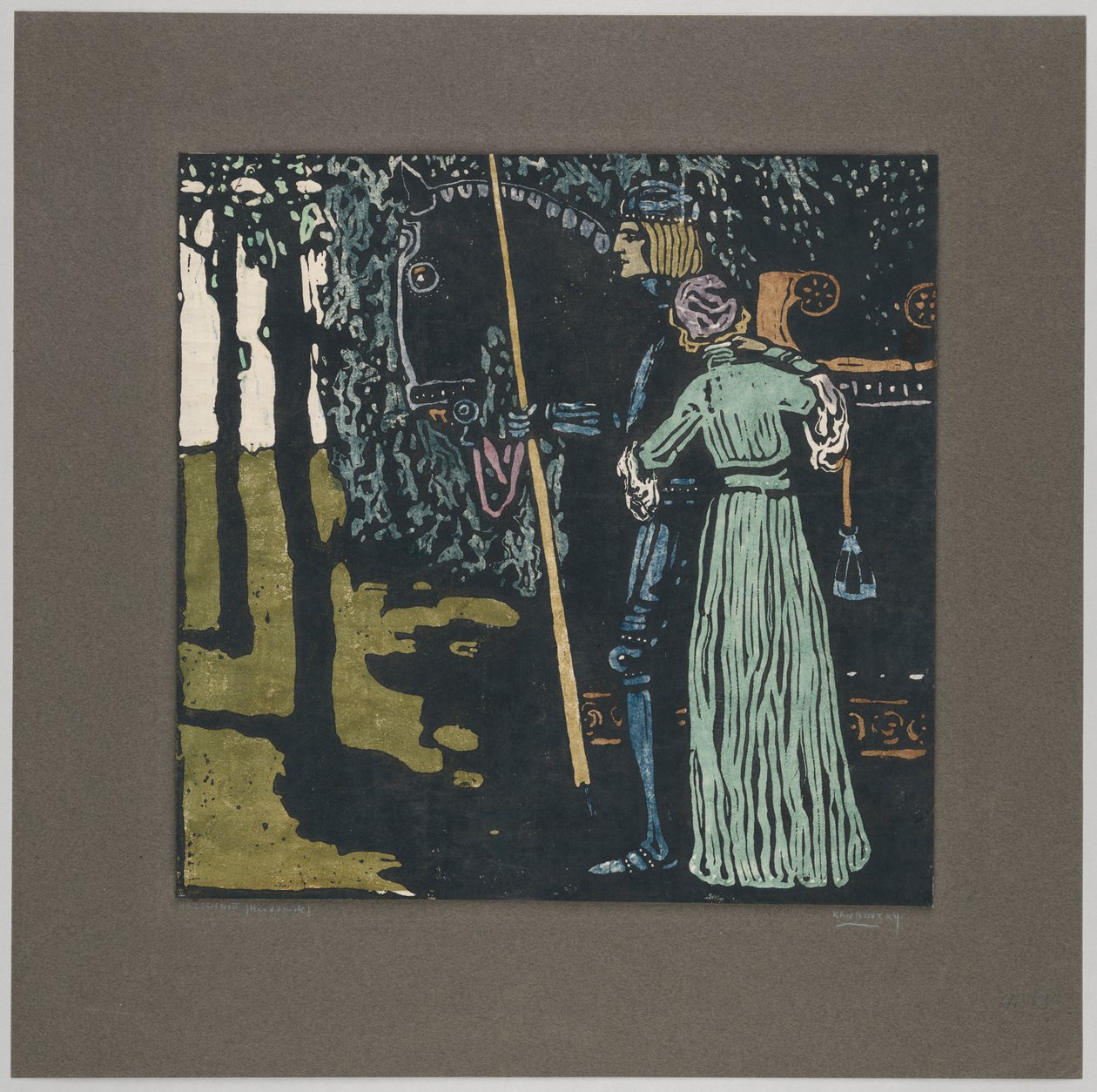 Avskjed (andre tilstand) av Wassily Kandinsky