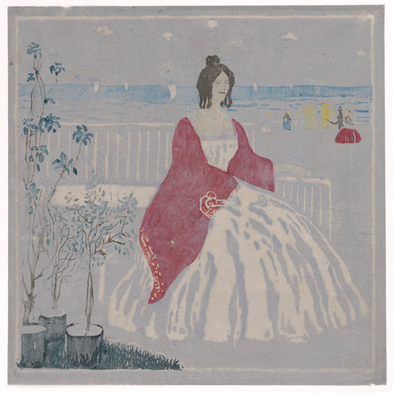 På stranden (se GMS 217) av Wassily Kandinsky