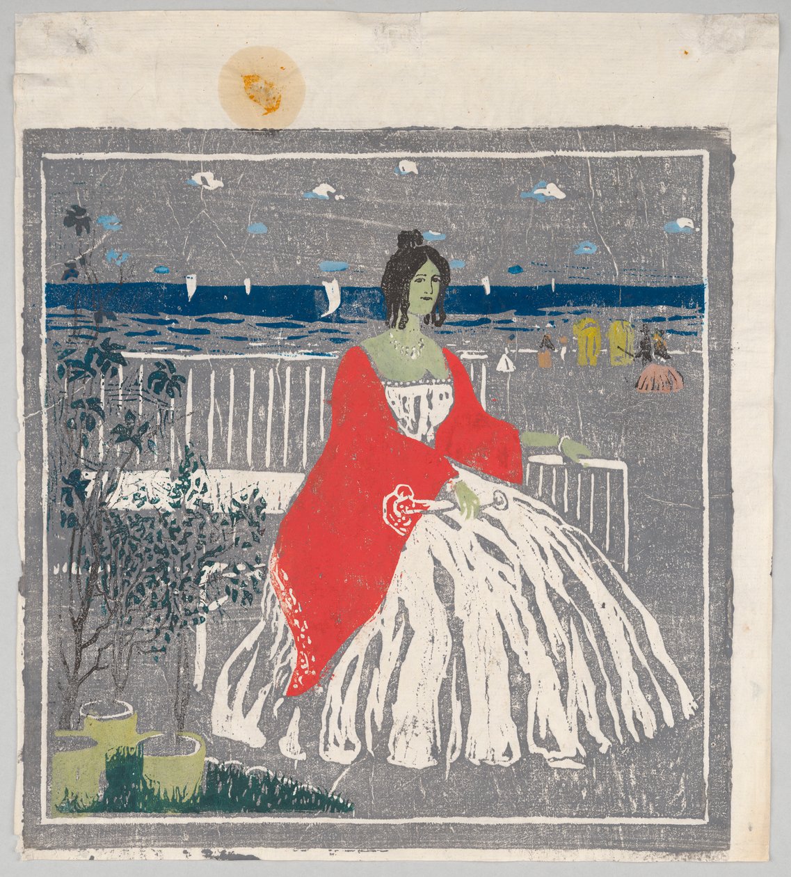 På stranden (se GMS 217) av Wassily Kandinsky