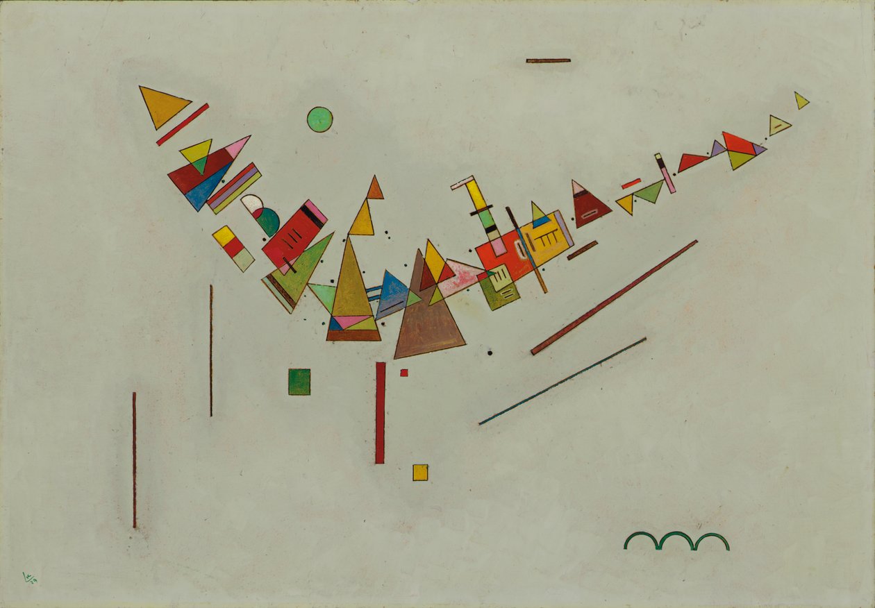 Vinkelsvinge; Winkelschwung av Wassily Kandinsky