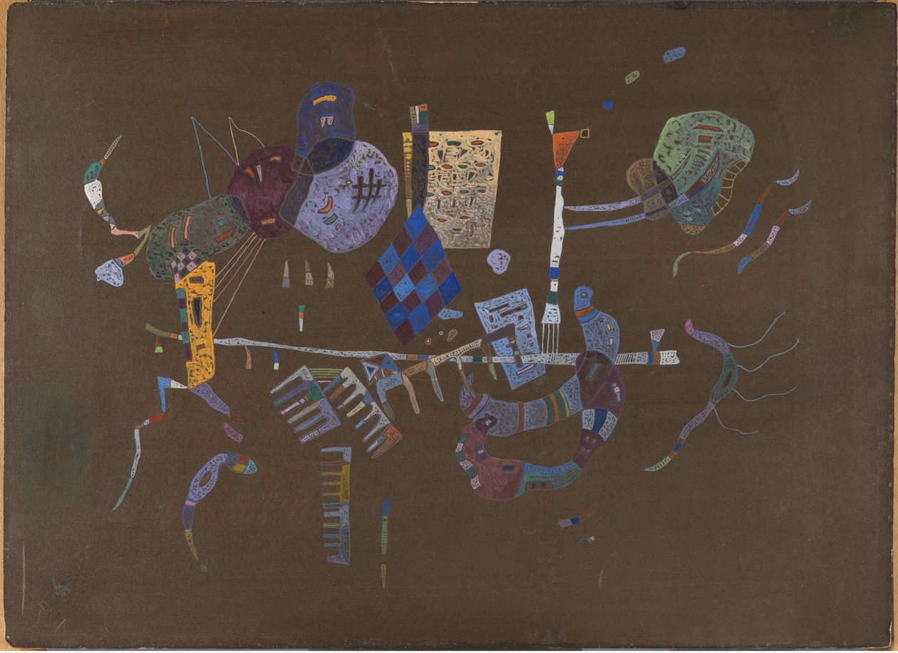 Rundt linjen, 1943. av Wassily Kandinsky