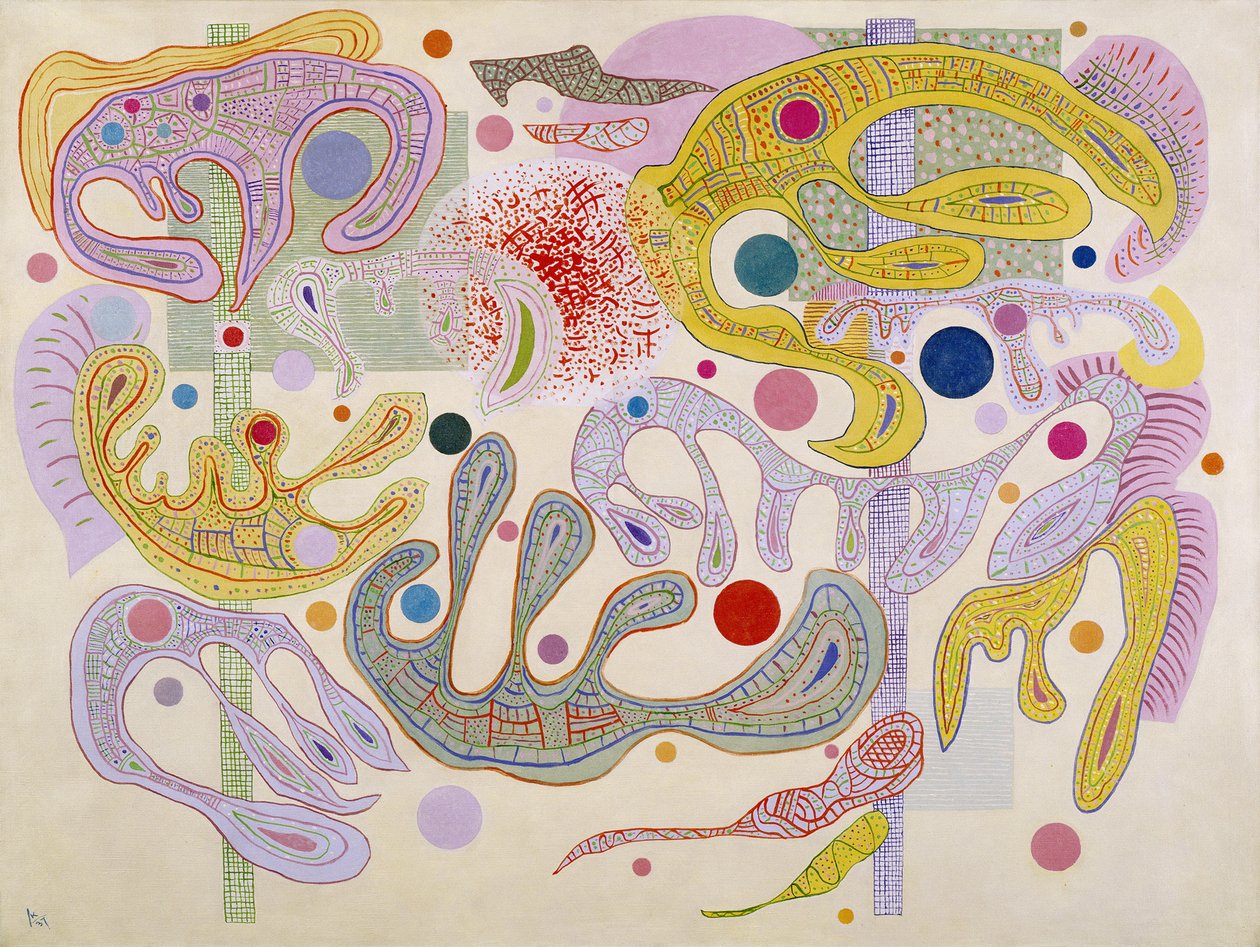 Capricious Forms Formes capricieuses, 1937 av Wassily Kandinsky
