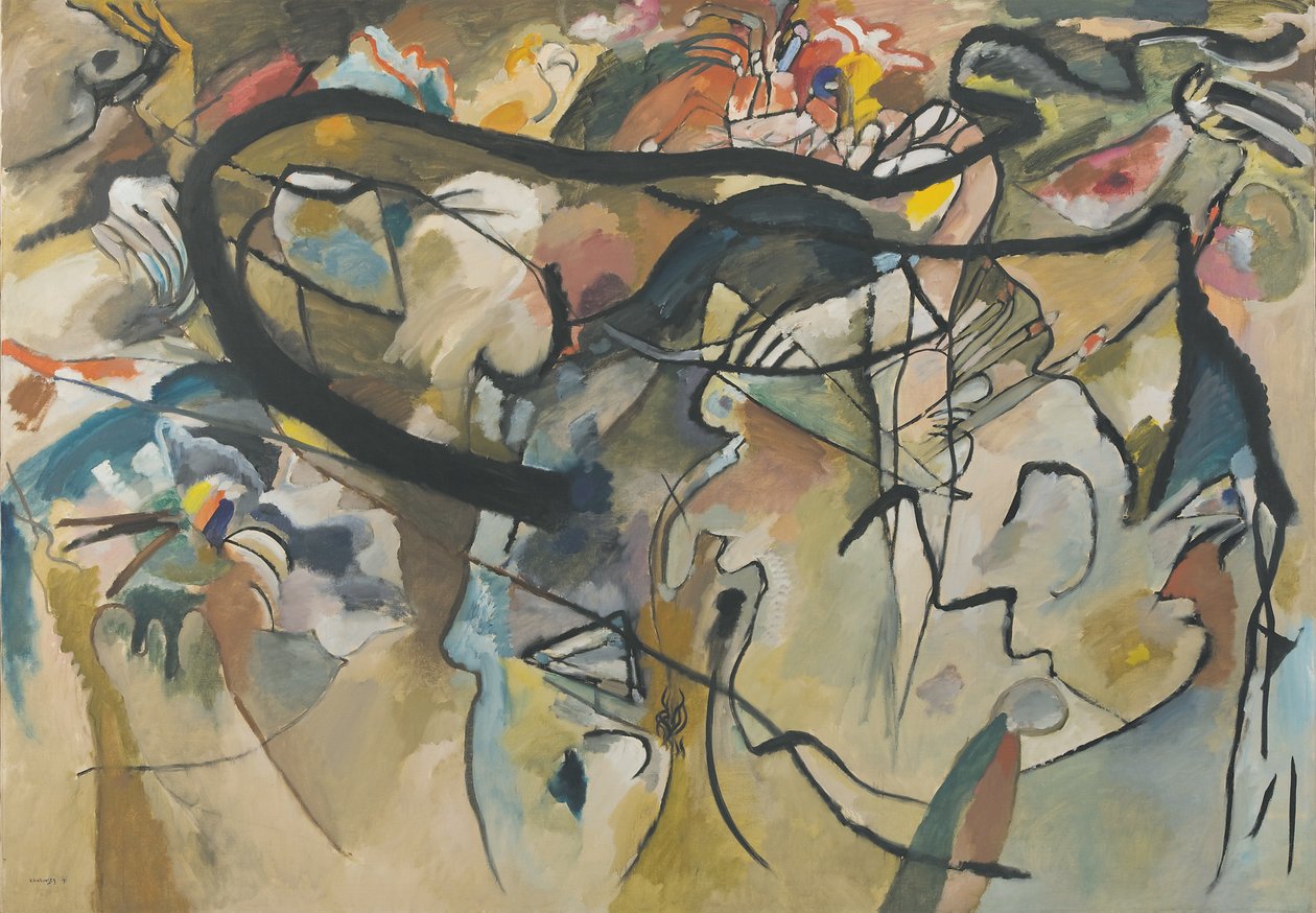 Komposisjon V av Wassily Kandinsky