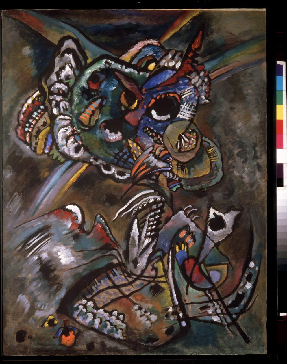 Crepuscule (skumring). Malerens dag Wassily Kandinsky (Au Wassily Kandinsky au Kandinskyz av Wassily Kandinsky
