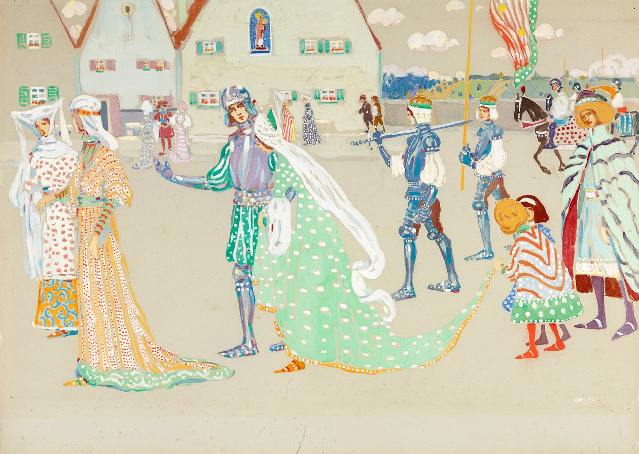 Det unge paret av Wassily Kandinsky