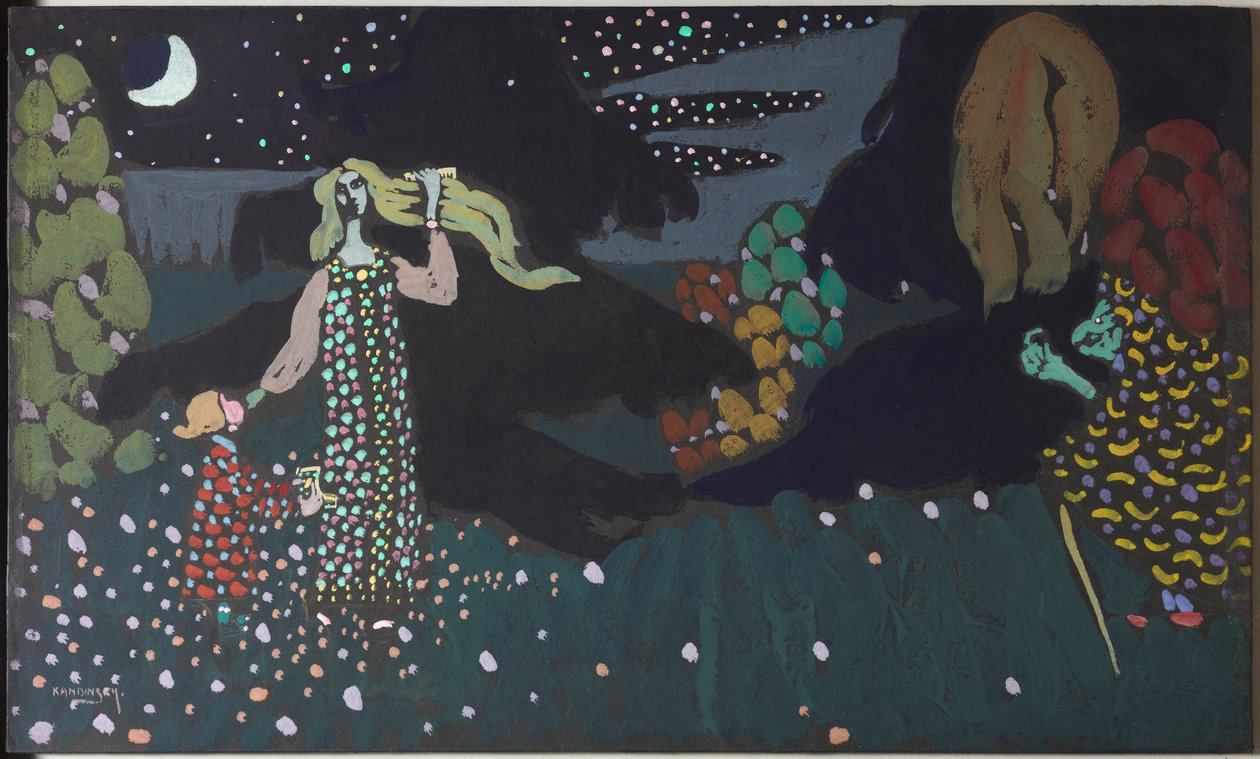 Natten av Wassily Kandinsky
