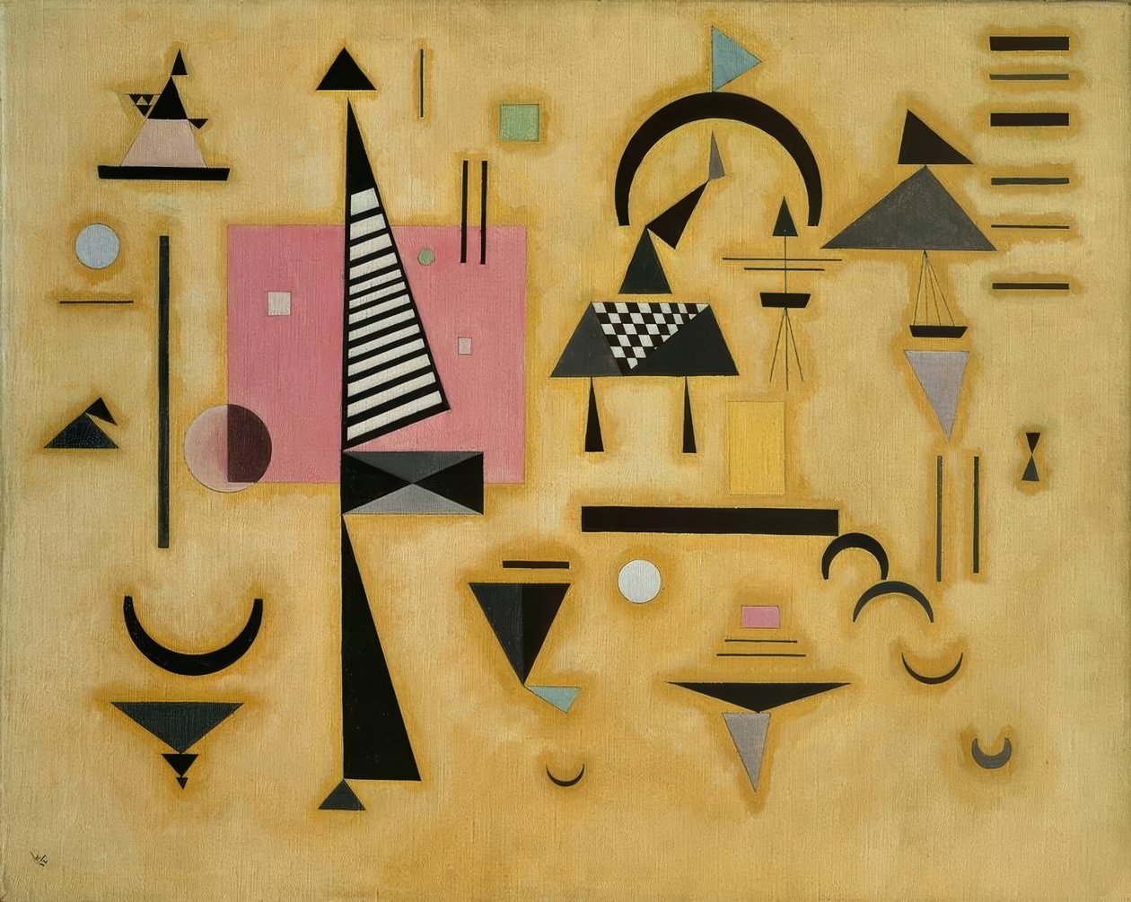 Ultimate rosa av Wassily Kandinsky