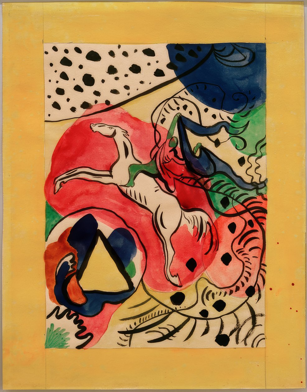 Design for omslaget til Almanac Der Blaue Reiter av Wassily Kandinsky
