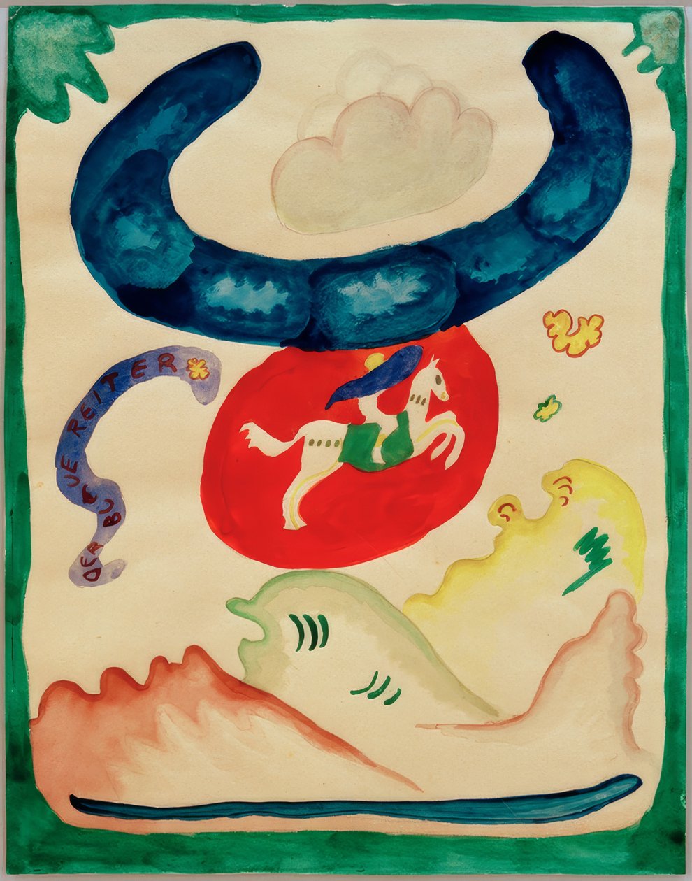 Design for omslaget til Almanac Der Blaue Reiter av Wassily Kandinsky