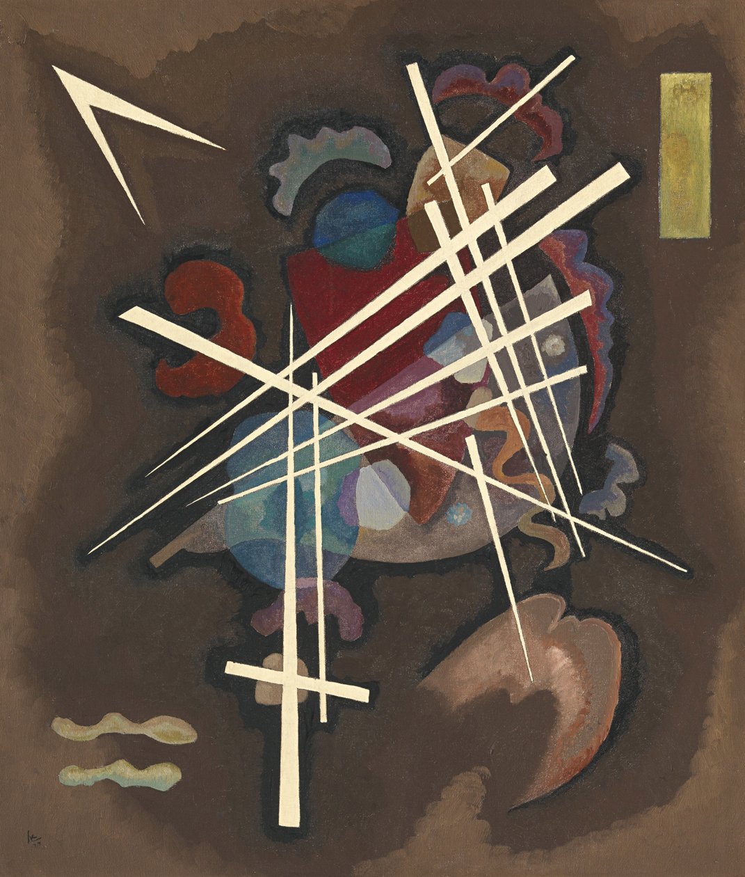 ""Fillet"" (Nating) Malerdag Wassily Kandinsky (Au Wassily Kandinsky Au Kandinskyz av Wassily Kandinsky