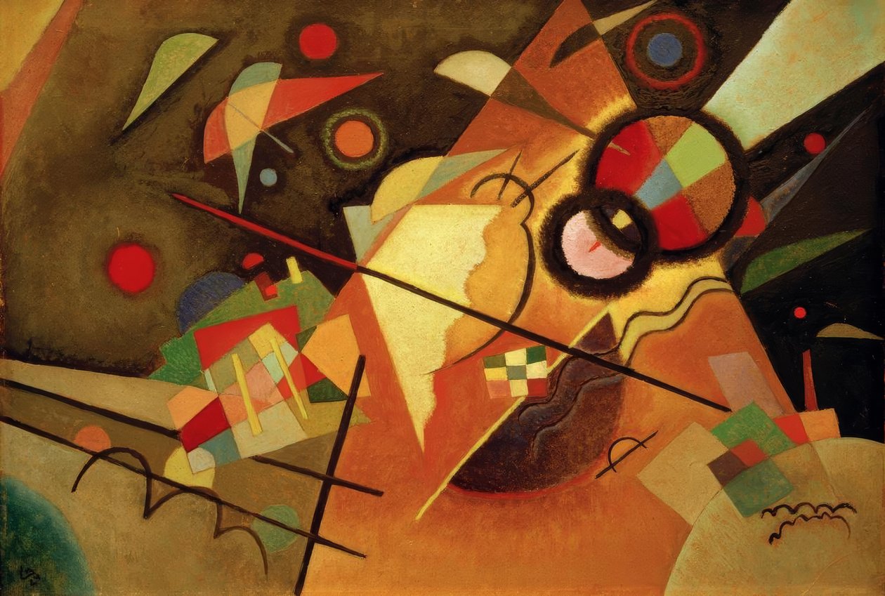 Gul spiss av Wassily Kandinsky