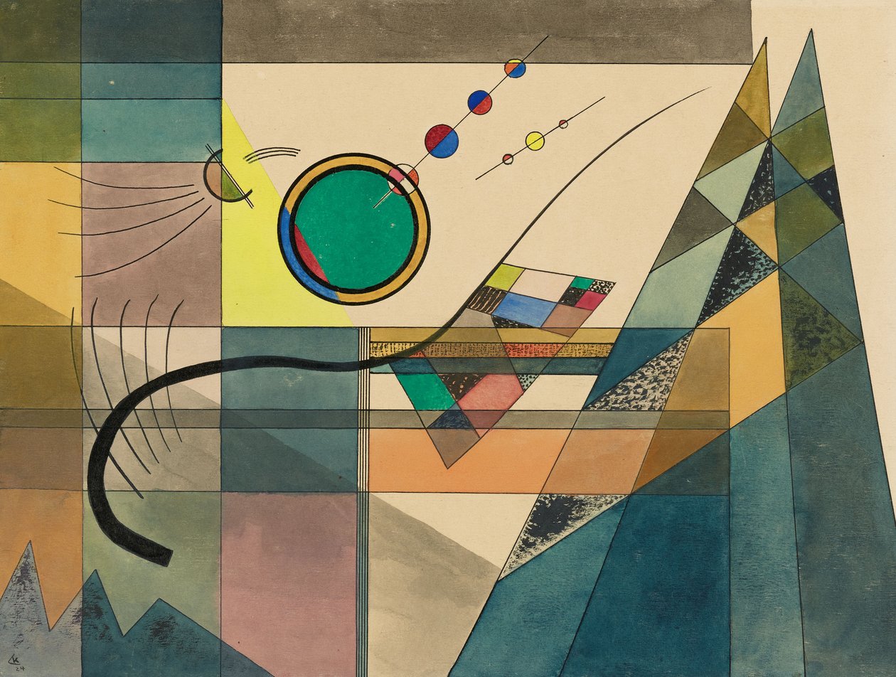 Grønn av Wassily Kandinsky
