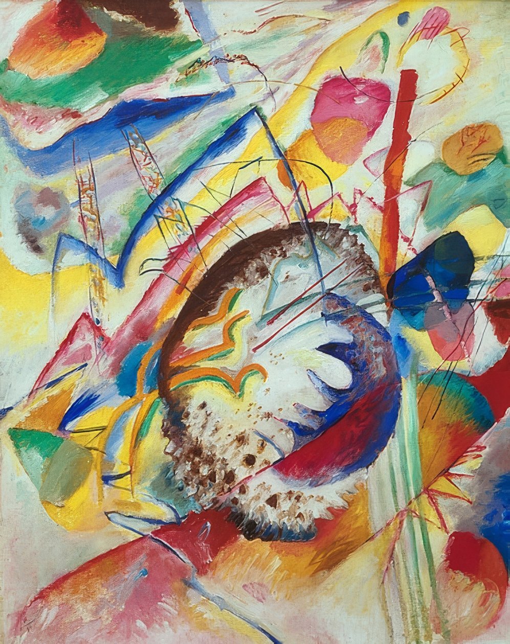 Flott studie. 1914 av Wassily Kandinsky