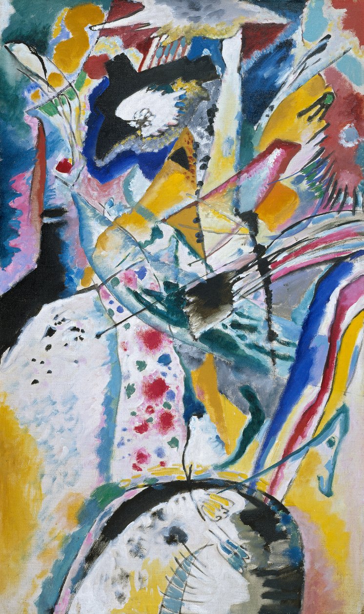 Stor studie til et veggmaleri for Edwin R. Campbell (Sommer) av Wassily Kandinsky