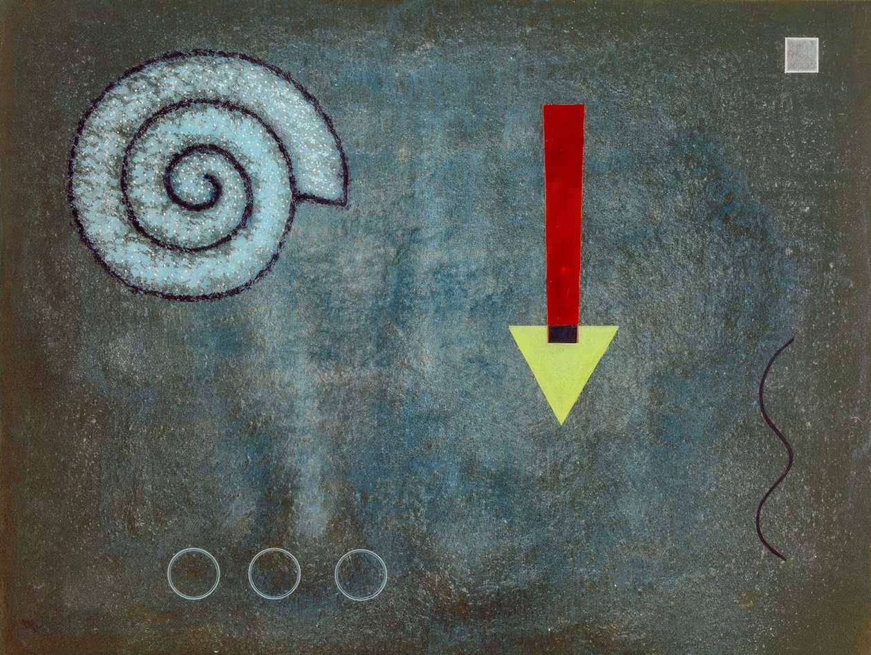 Grønn spiss av Wassily Kandinsky