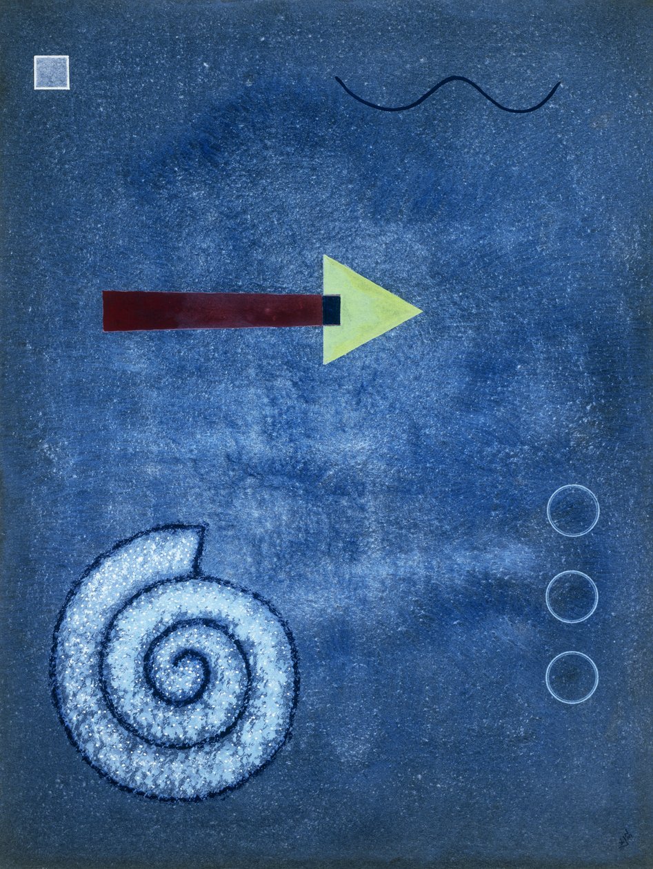 Grønn blonder av Wassily Kandinsky