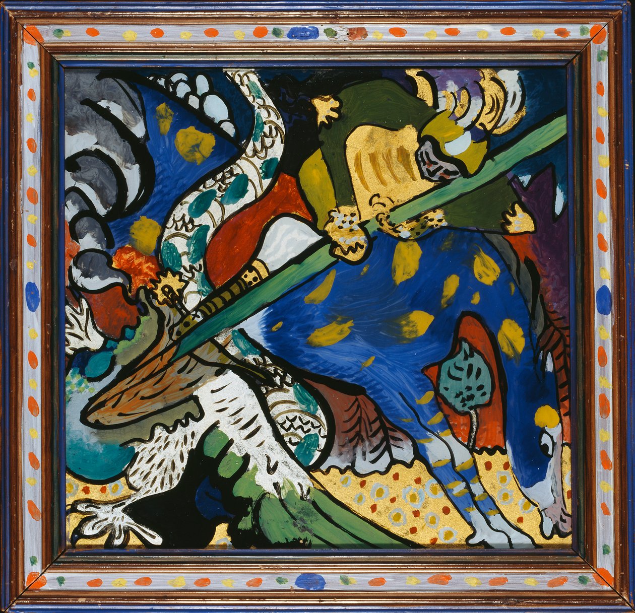 Saint George I av Wassily Kandinsky