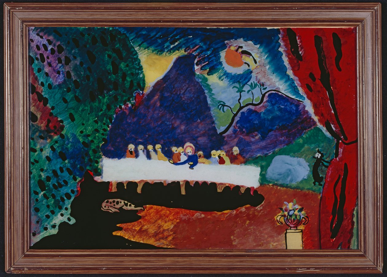 hellige nattverd av Wassily Kandinsky