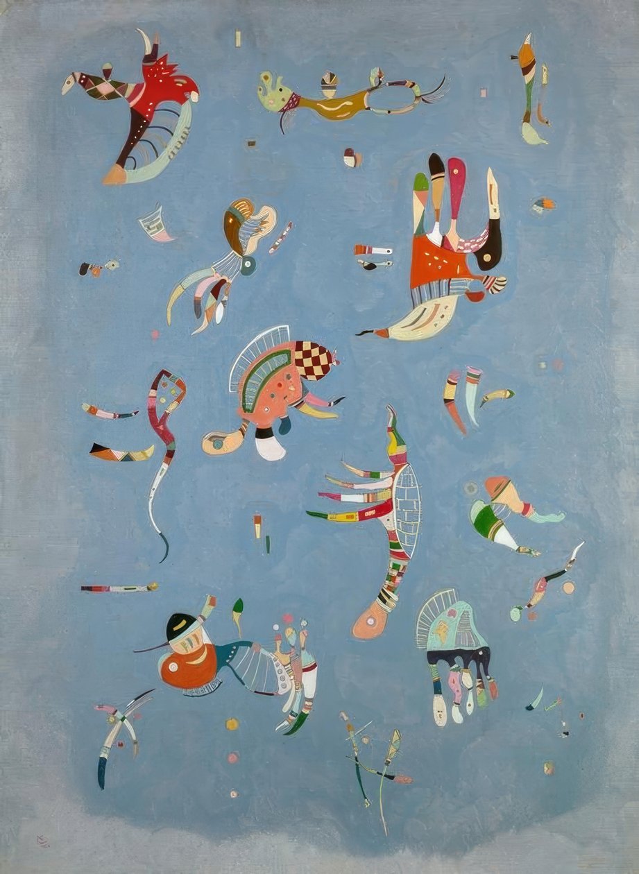 Himmelblau av Wassily Kandinsky