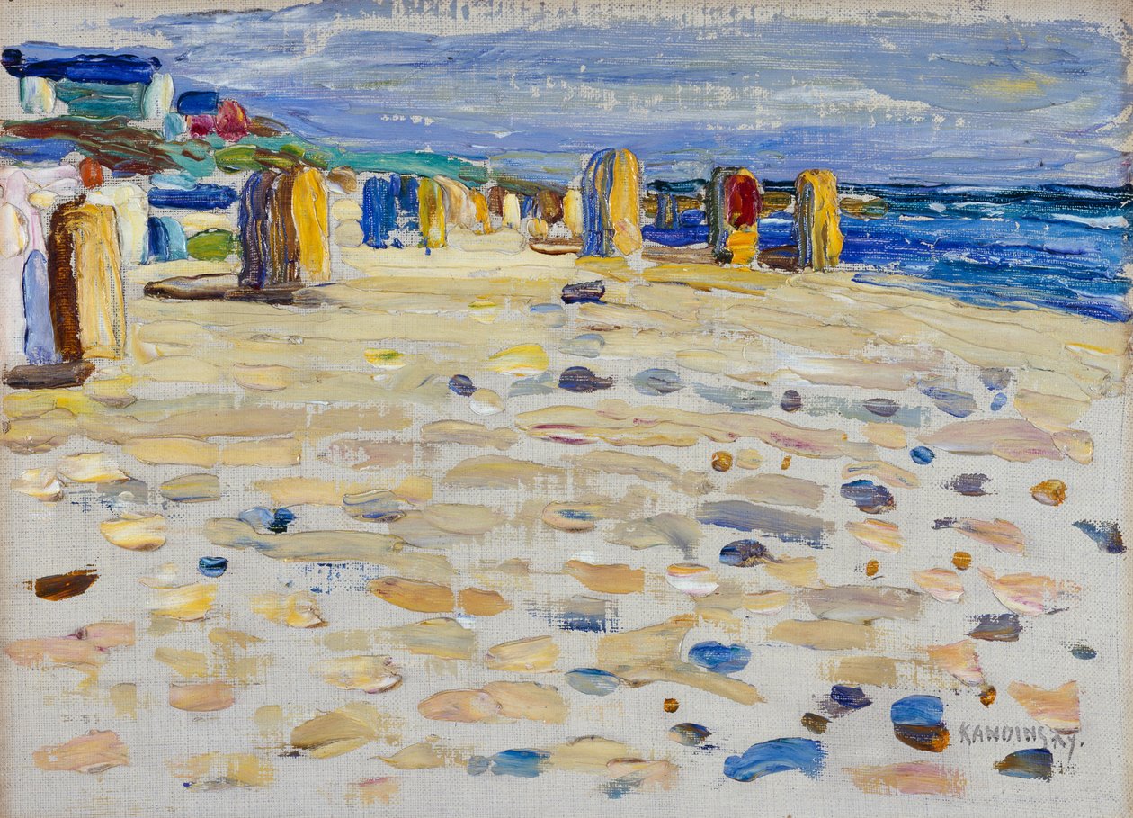 Holland - Strandkurver av Wassily Kandinsky