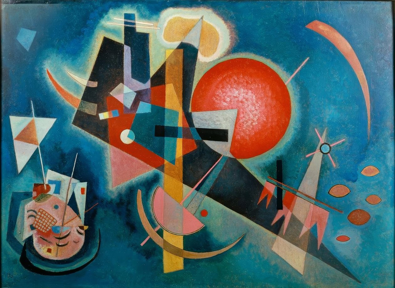 I det blå av Wassily Kandinsky