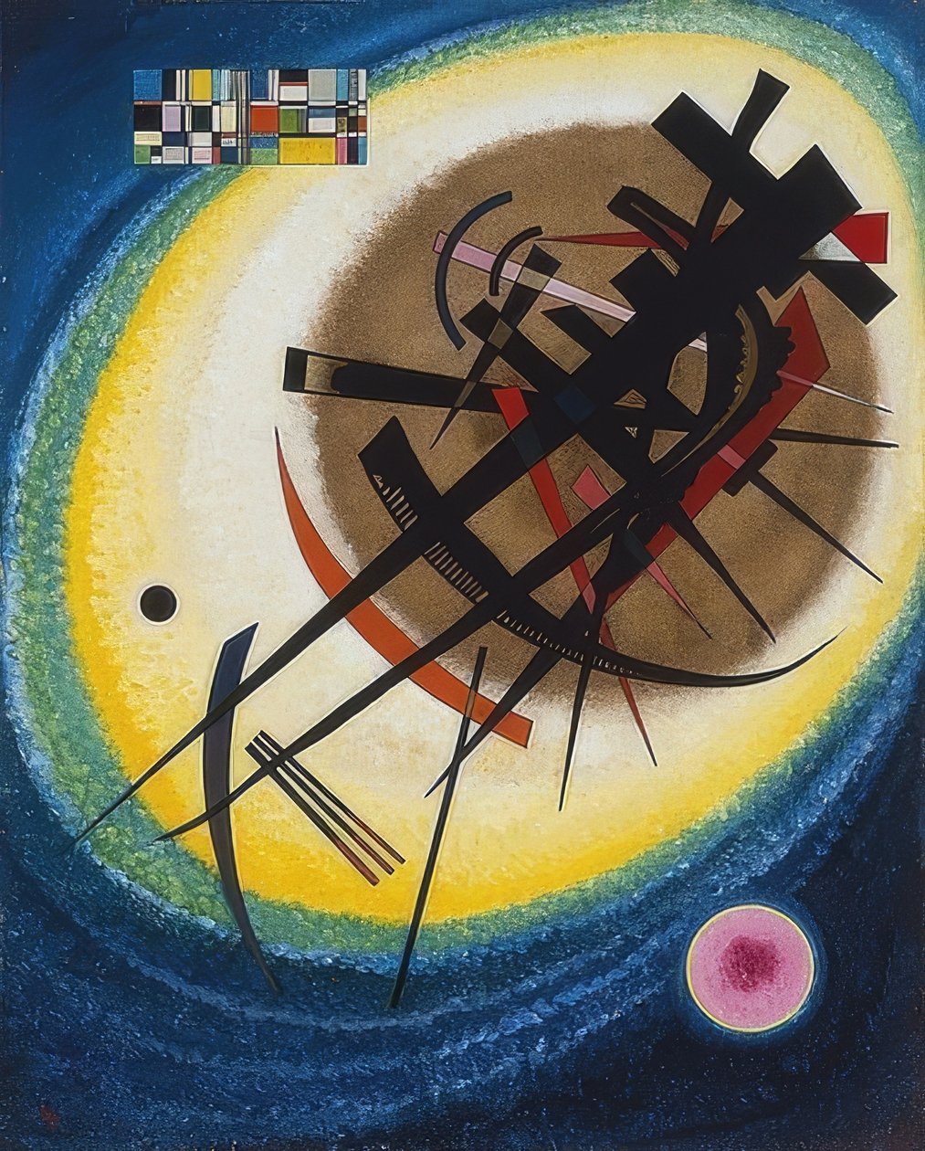 I den lyse ovalen. 1925 av Wassily Kandinsky