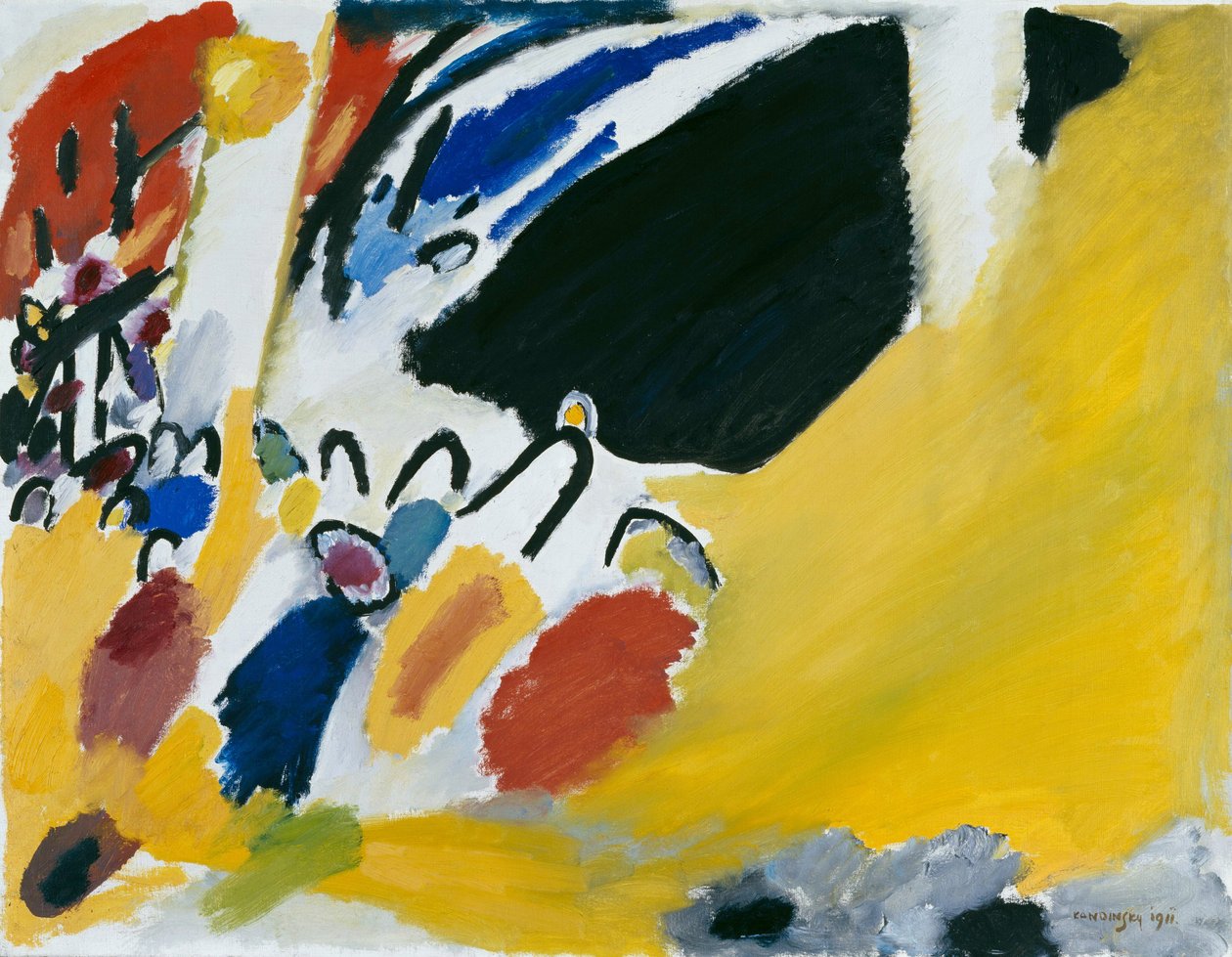 Impression III Concert, 1911 av Wassily Kandinsky