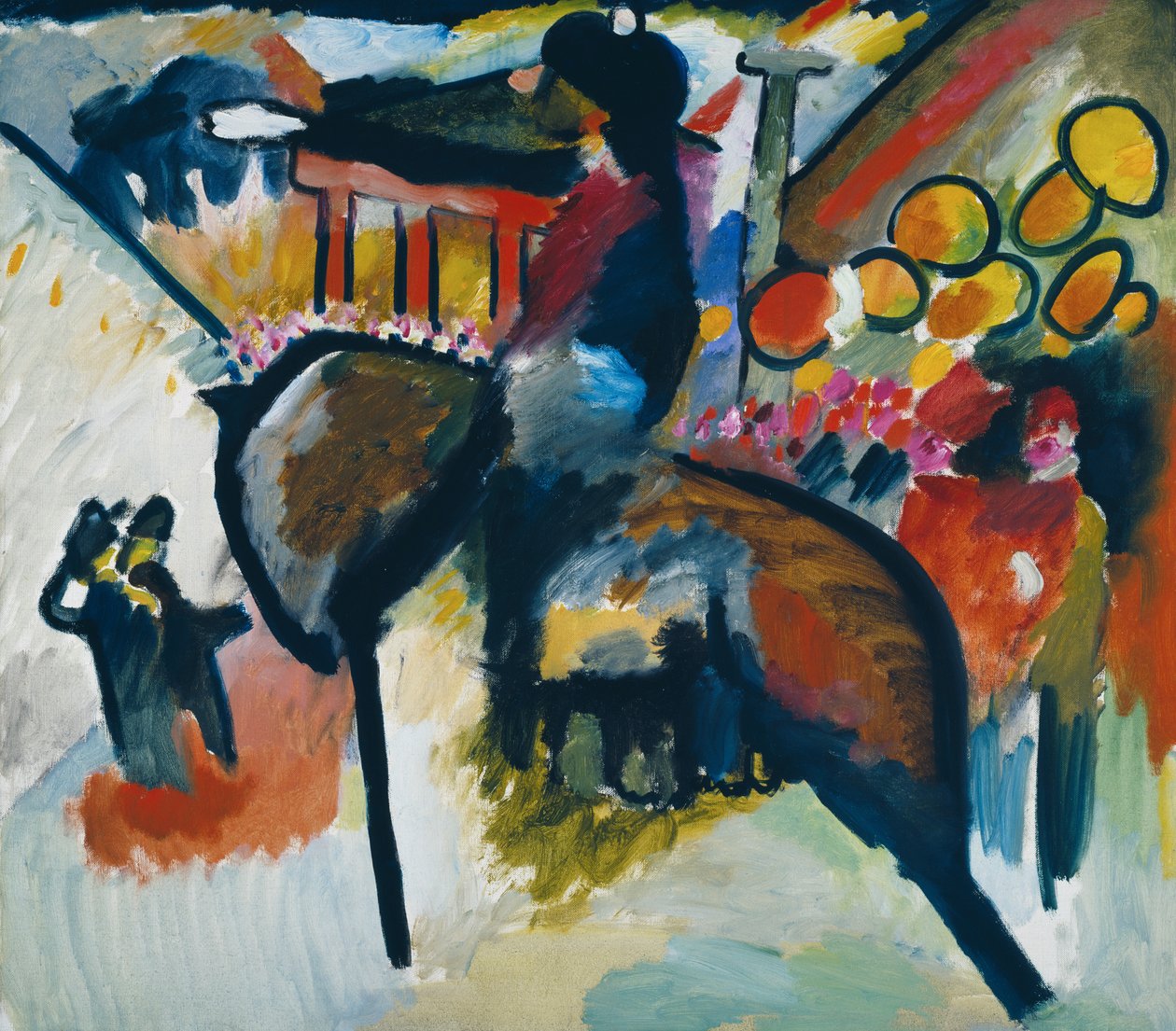 Impresjon IV (Gendarm) av Wassily Kandinsky