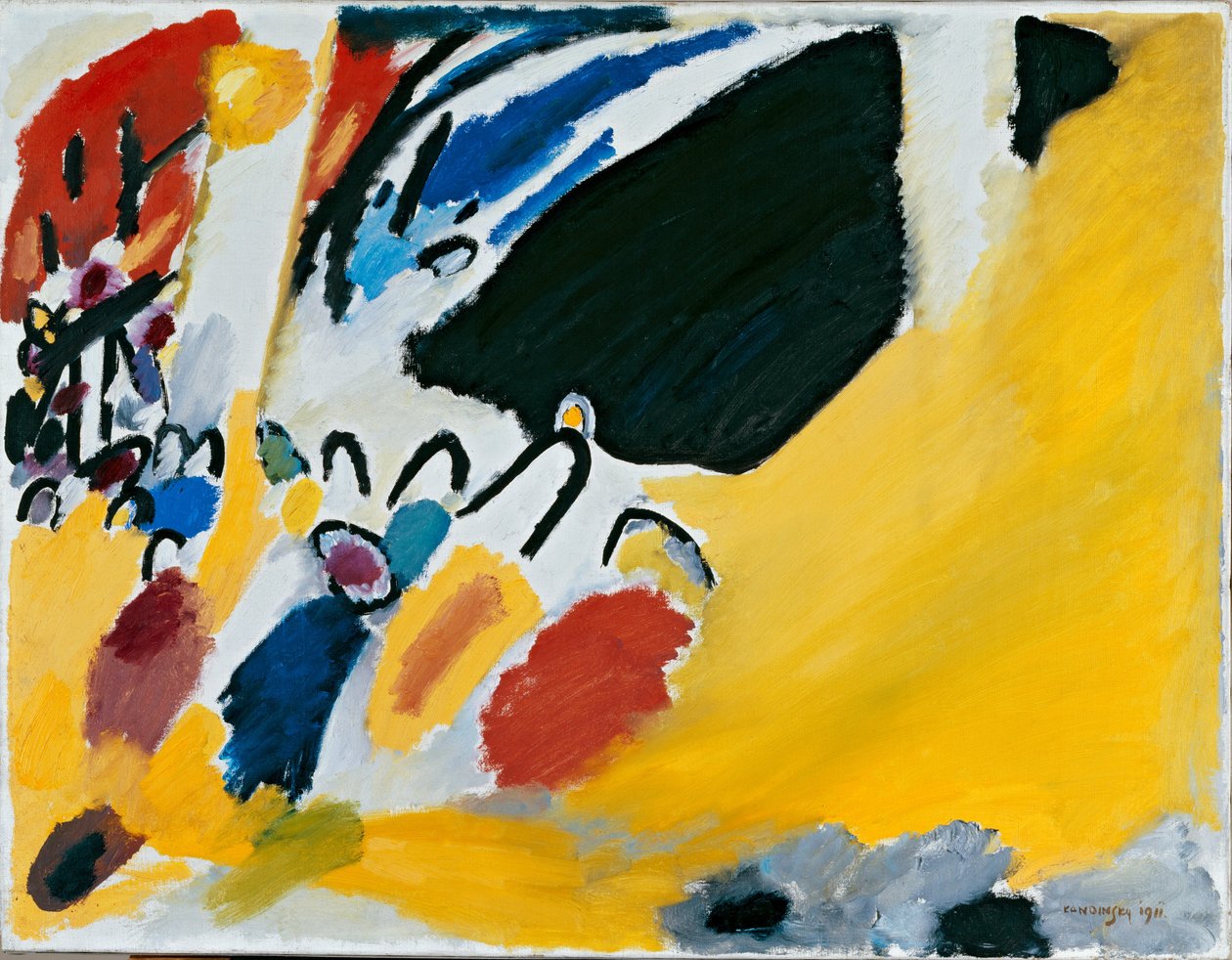 Inntrykk nr. 3 (Konsert) 1911 (olje på lerret) av Wassily Kandinsky