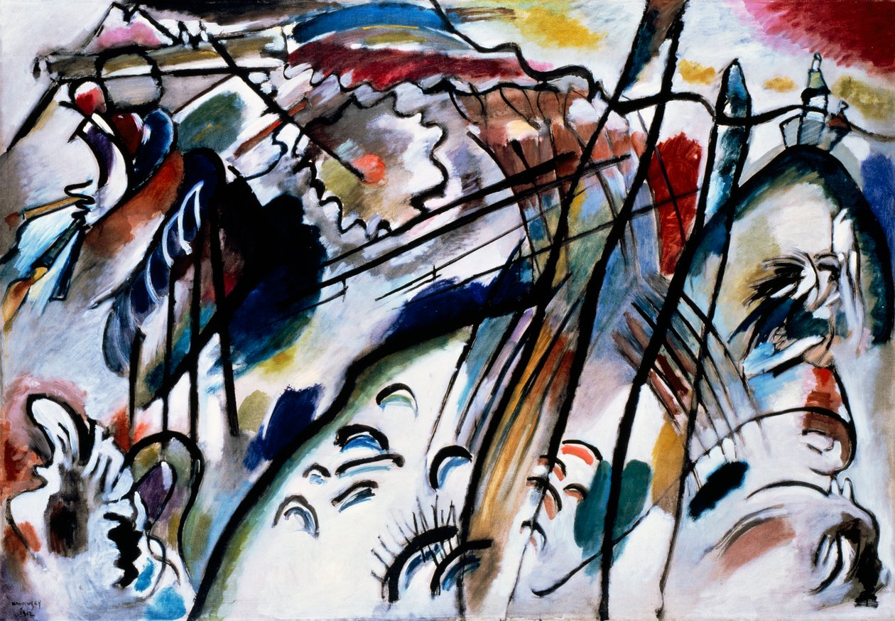 Improvisation 28 (andre versjon) av Wassily Kandinsky