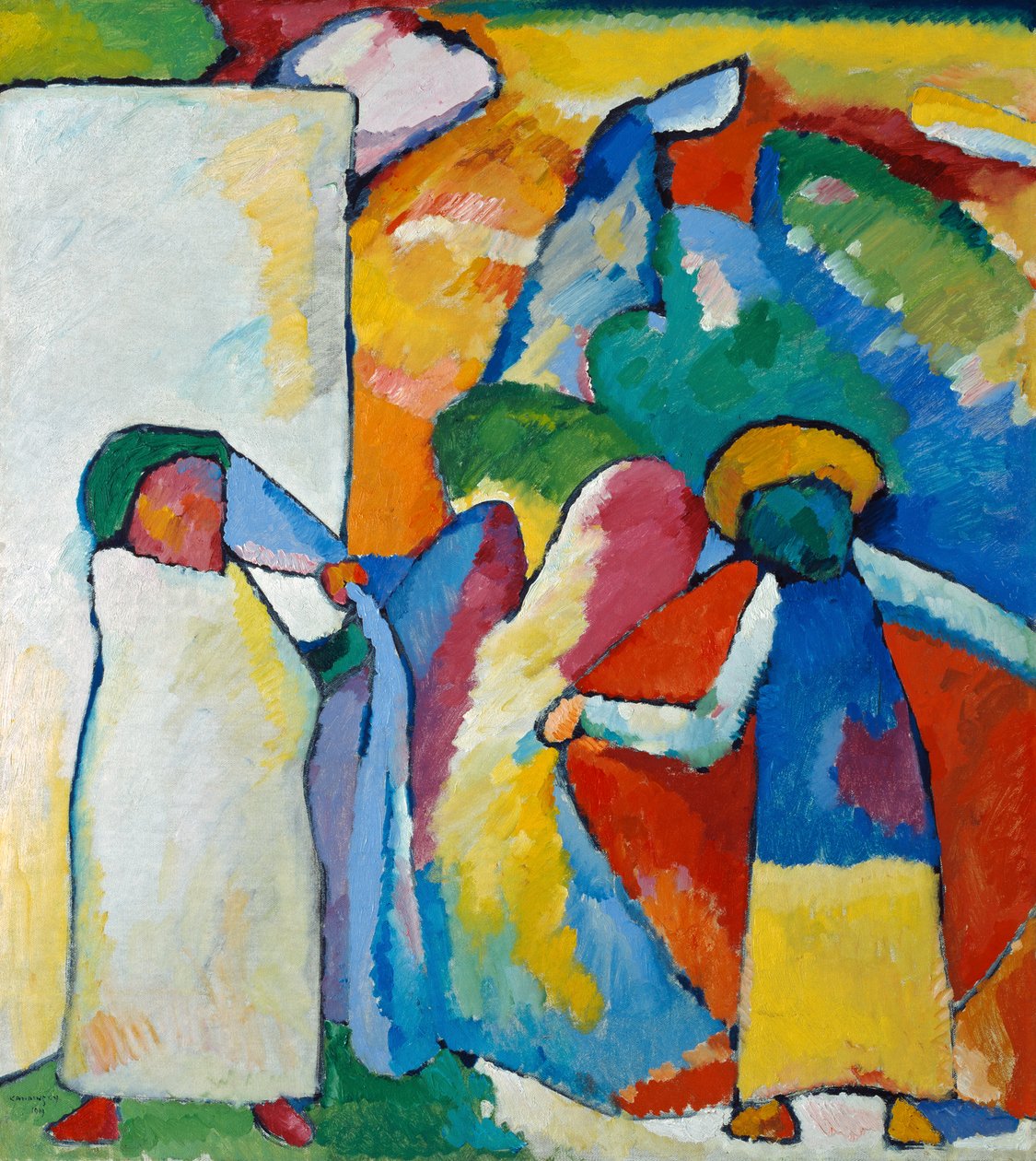 Improvisasjon 6 («Afrikansk») av Wassily Kandinsky