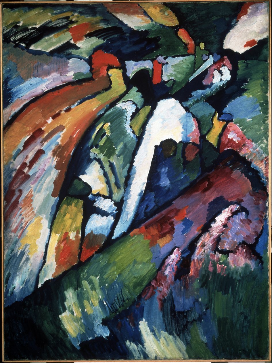 "Improvisation 7" av Painter Day Wassily Kandinsky (Au Wassily Kandinsky au Kandinsky av Wassily Kandinsky