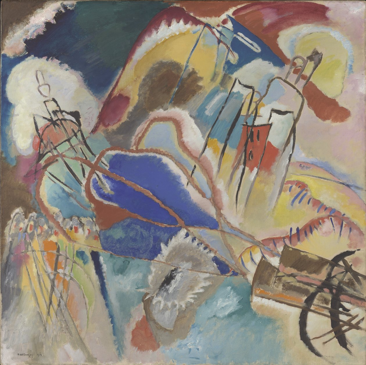 Improvisasjon nr. 30 av Wassily Kandinsky