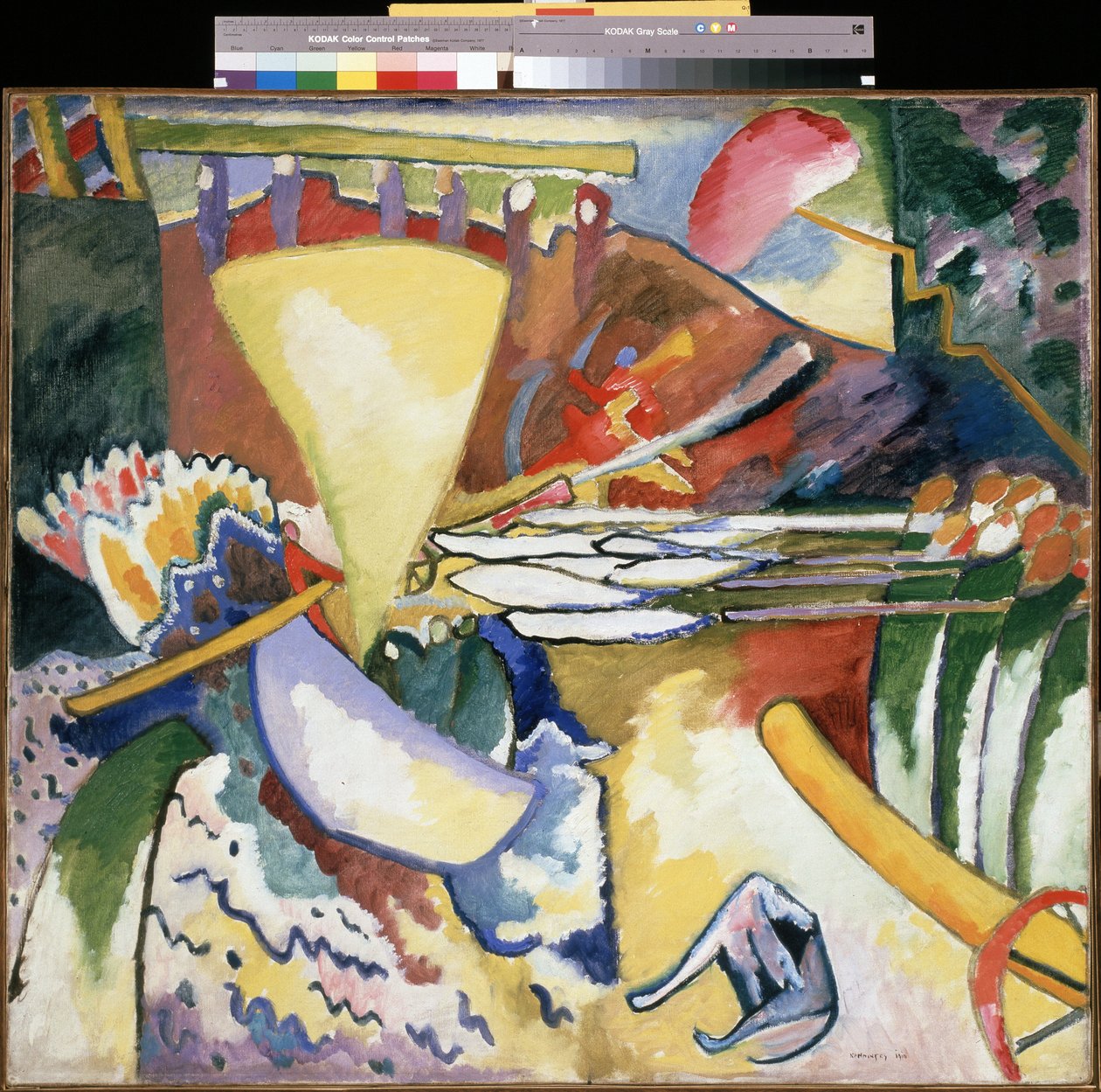 ""Improvisasjon"" av Painter Day Wassily Kandinsky (Au Wassily Kandinsky Au Kandinskyz av Wassily Kandinsky