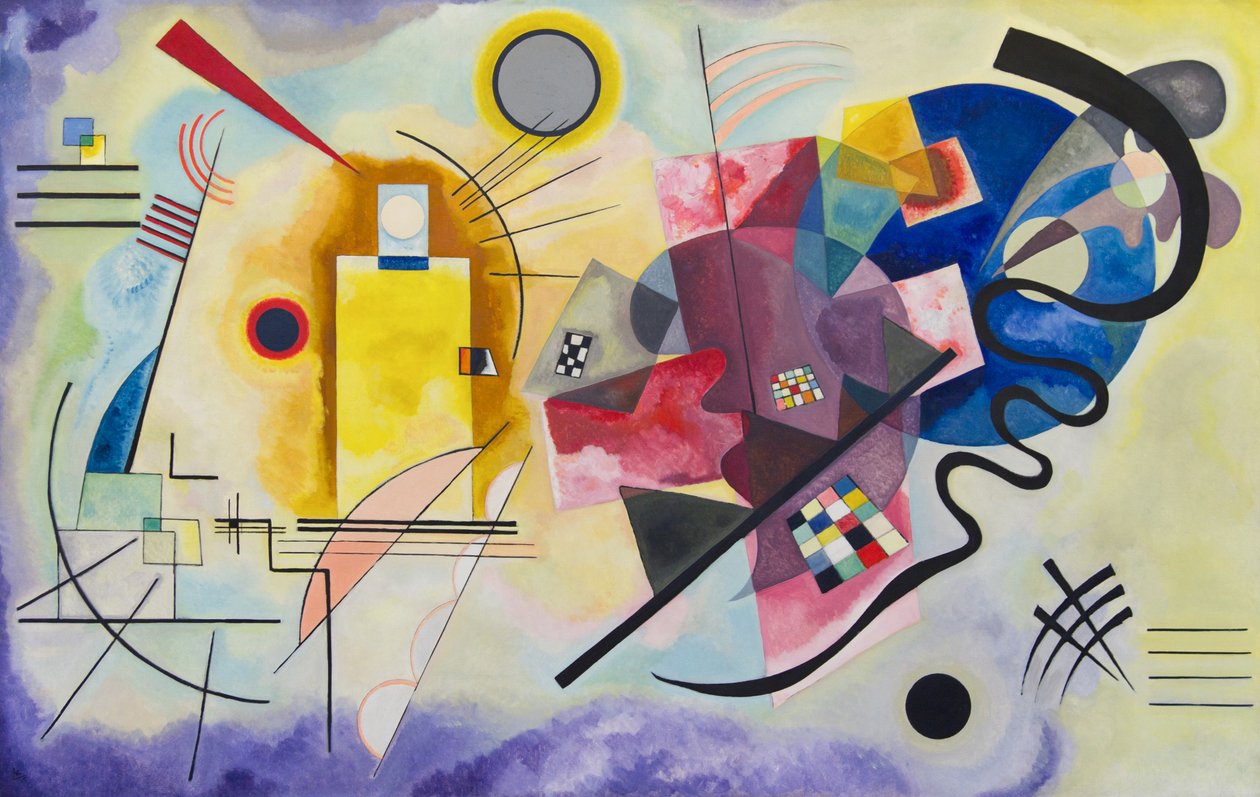 Gul Rød Blå av Wassily Kandinsky